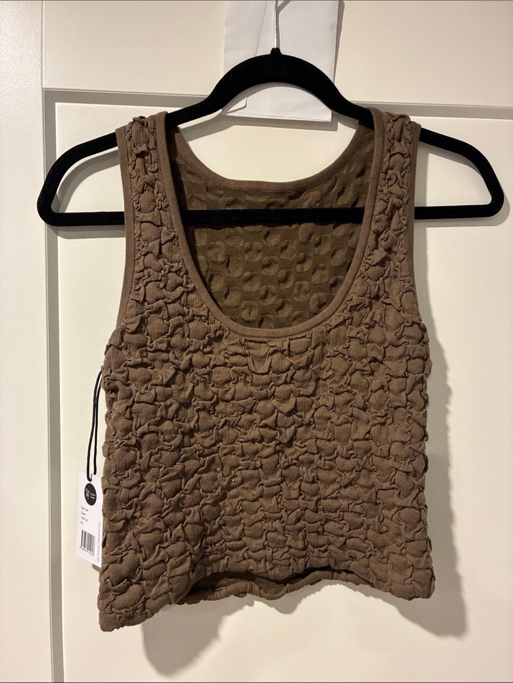 Australia’ Arcaa brown cropped tank!